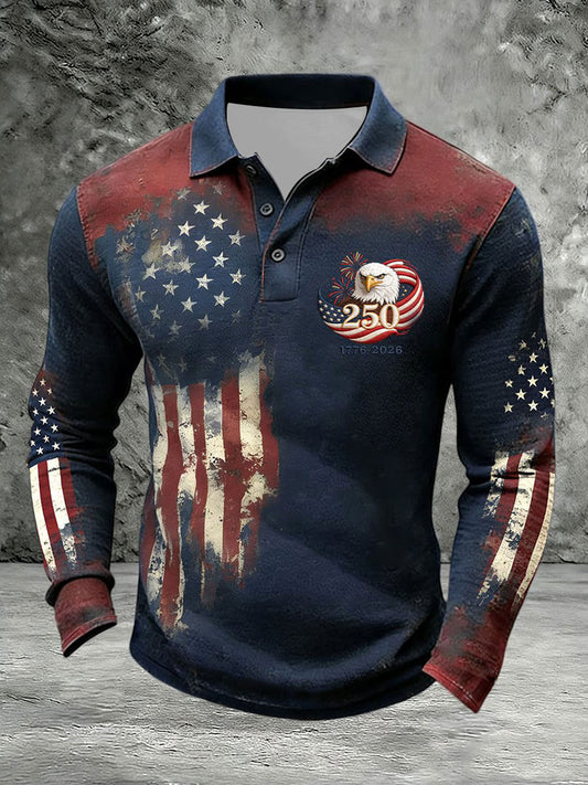Men's 250th Anniversary Printed Casual Top