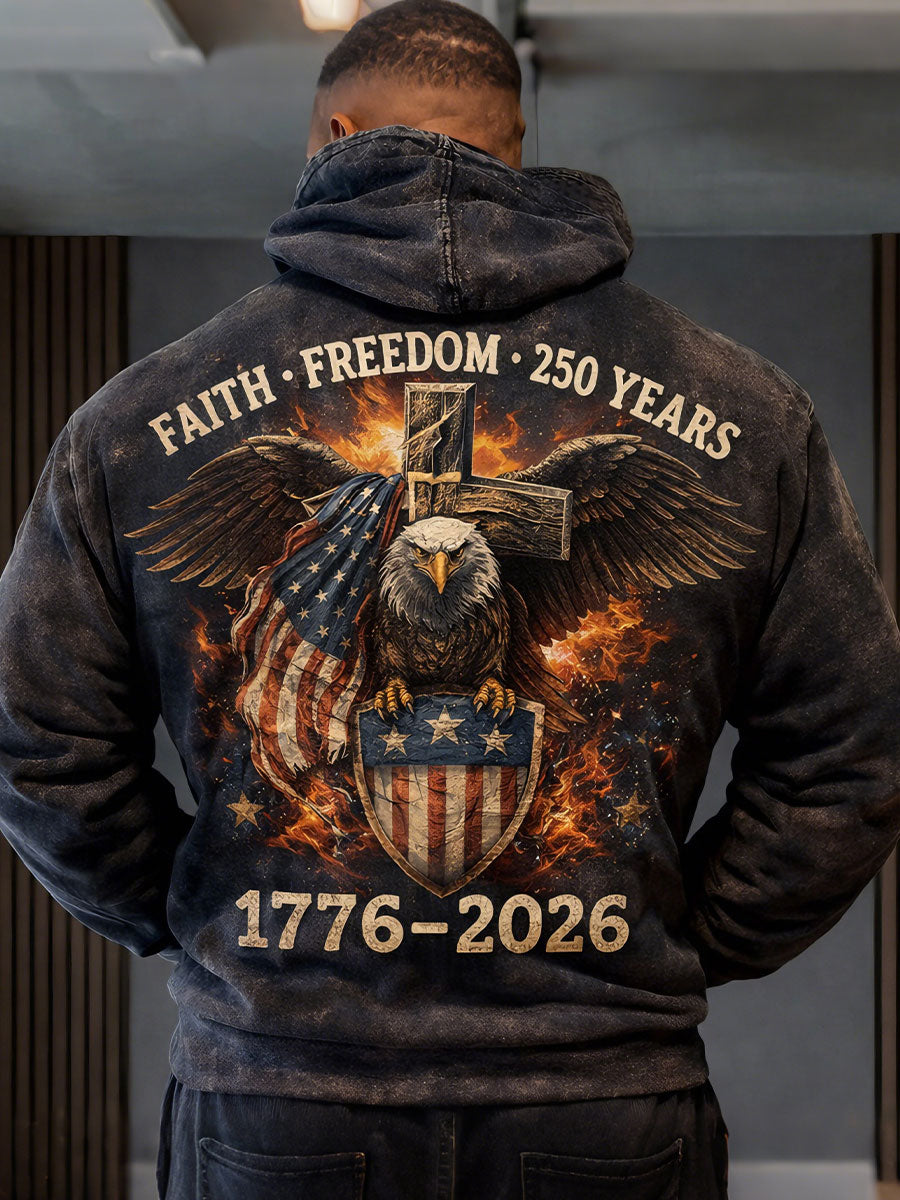 Men's Faith Freedom 250 Years Hoodies