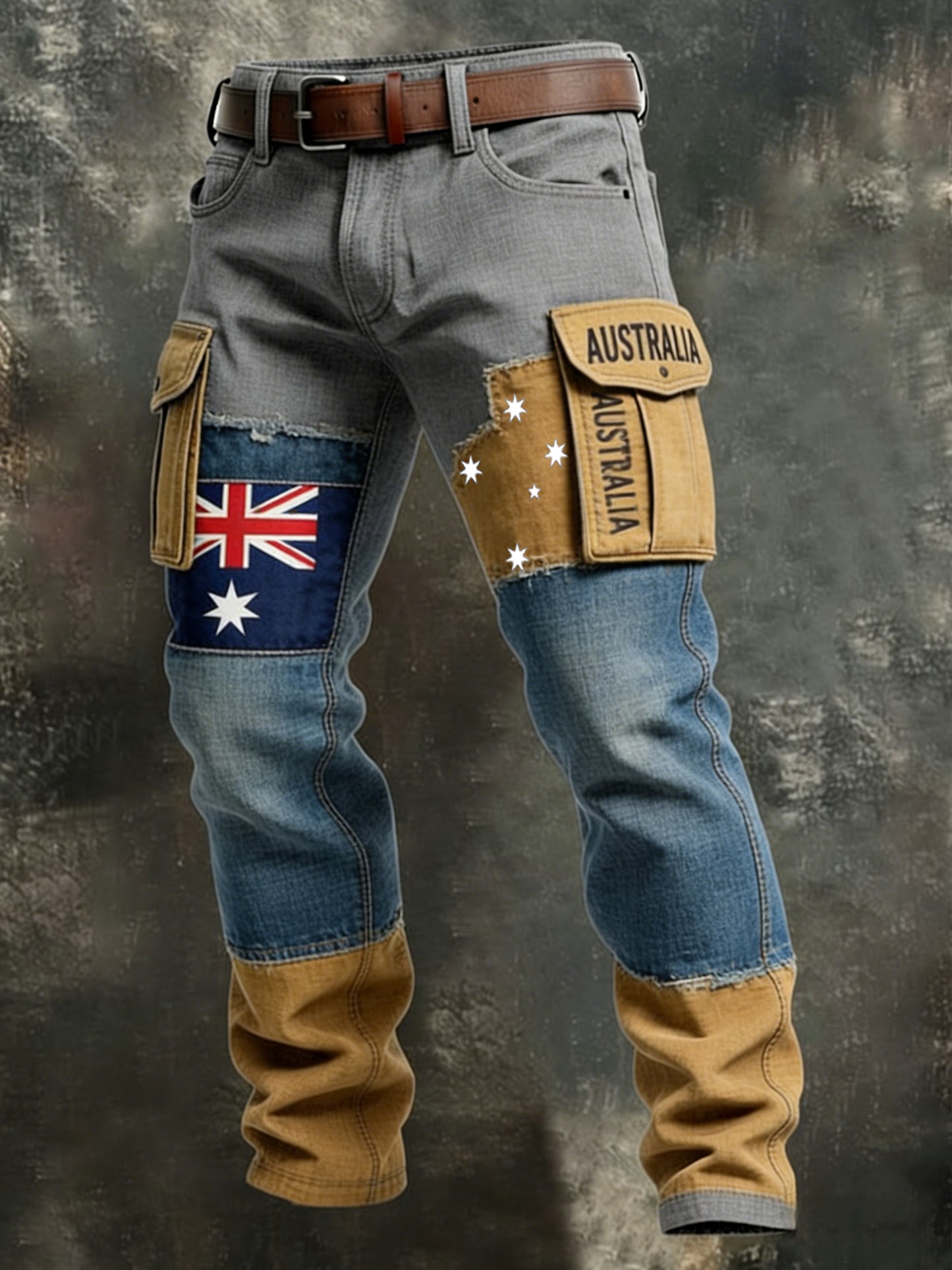 Men's Vintage Australian Holiday Business Style Casual Work Trousers