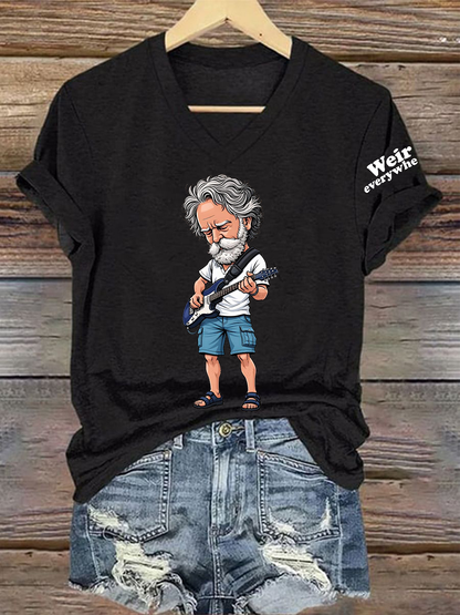 Women's RIP Bob Weir Weir Everywhere Short Sleeve T-Shirt