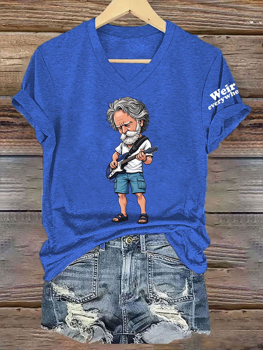 Women's RIP Bob Weir Weir Everywhere Short Sleeve T-Shirt