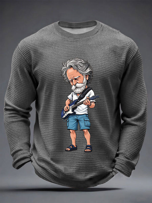 Men's RIP Bob Weir Waffle Long Sleeve T-Shirt