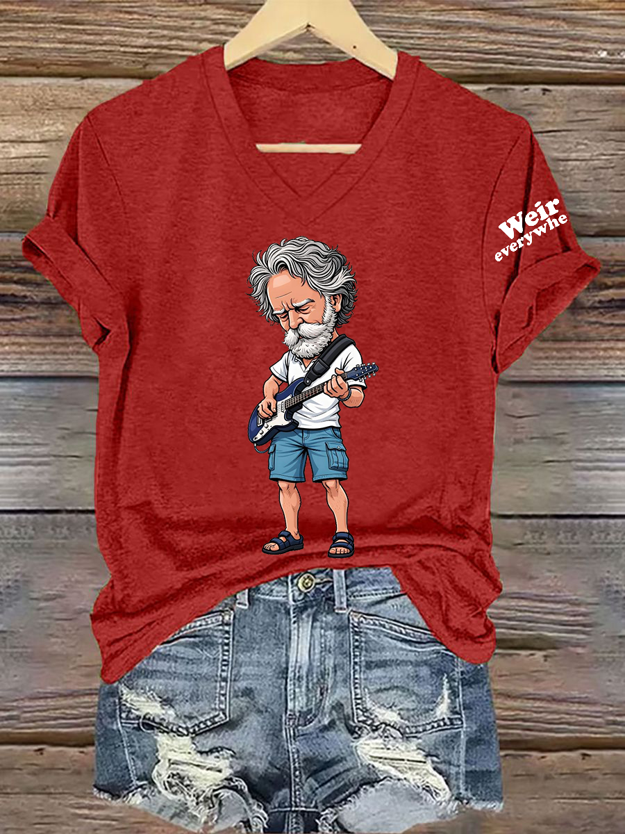 Women's RIP Bob Weir Weir Everywhere Short Sleeve T-Shirt