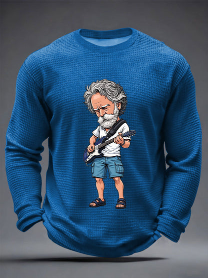 Men's RIP Bob Weir Waffle Long Sleeve T-Shirt
