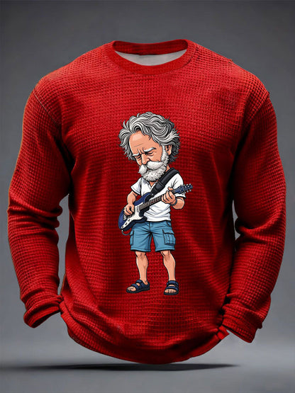Men's RIP Bob Weir Waffle Long Sleeve T-Shirt