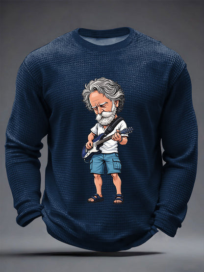 Men's RIP Bob Weir Waffle Long Sleeve T-Shirt