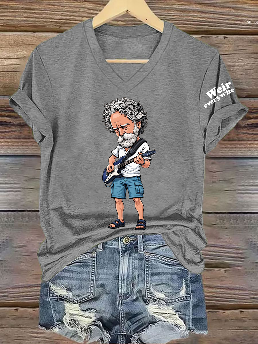 Women's RIP Bob Weir Weir Everywhere Short Sleeve T-Shirt