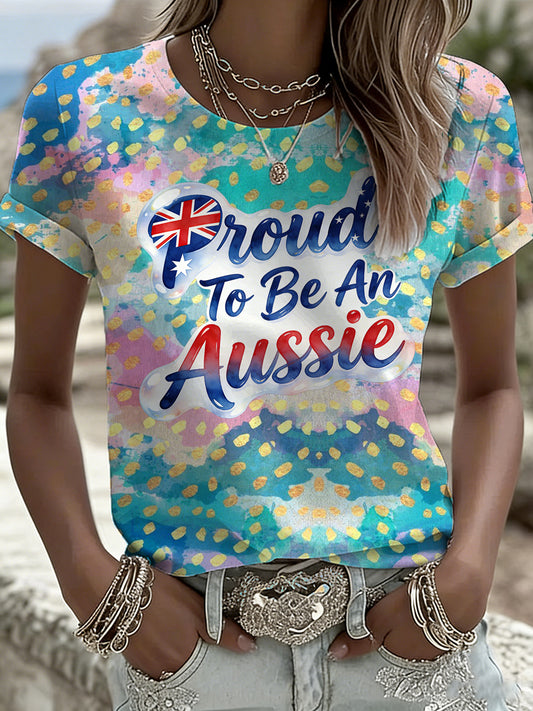 Women's Australian Style Printed T-Shirt