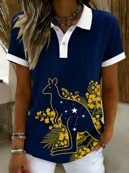 Women's  Vintage Australian Holiday Casual Comfortable Short Sleeve T-Shirt