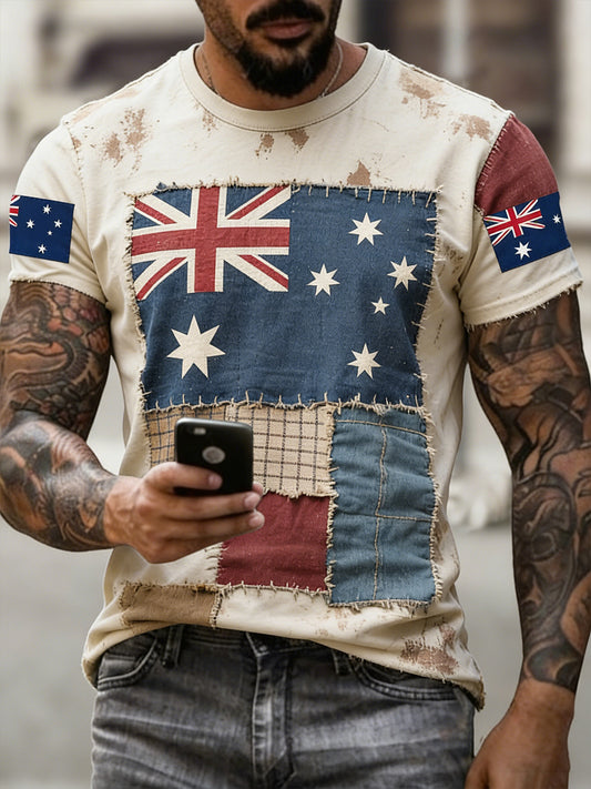 Men's Retro Australian Holiday Casual Fashion T-shirt