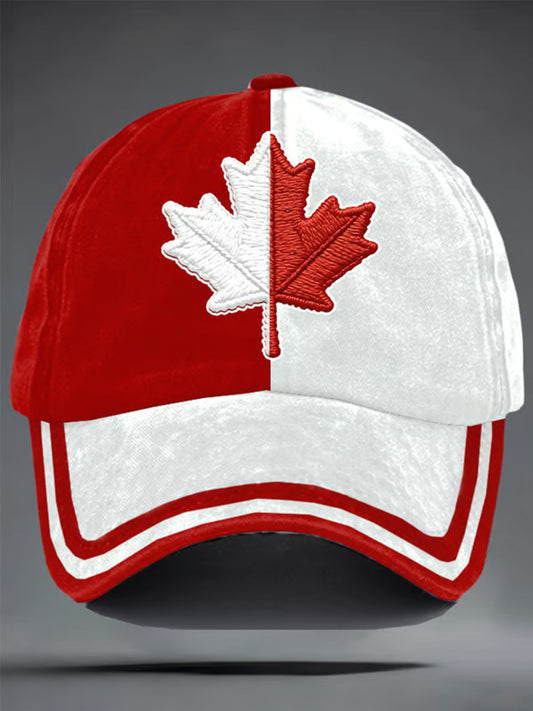 Canada Printed Casual Unisex Cap