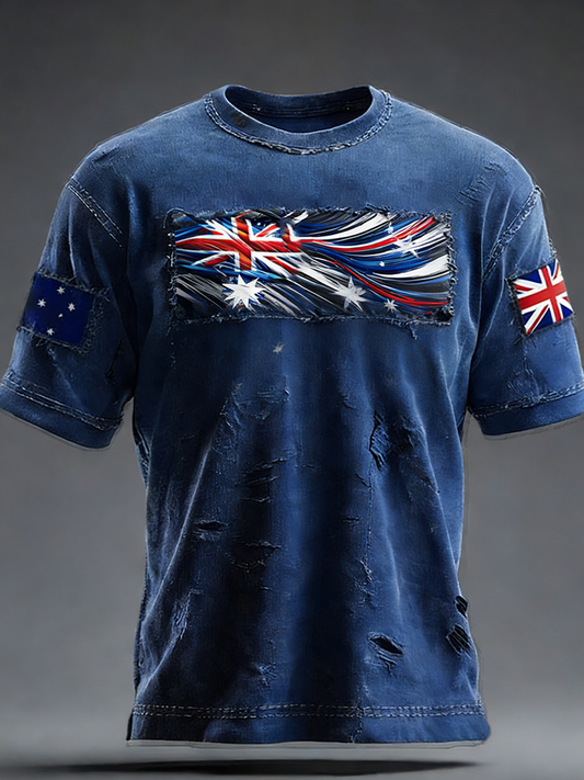 Men's Retro Australian Holiday Casual Fashion T-shirt