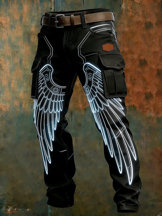 Men's Retro Business Style Casual Work Trousers