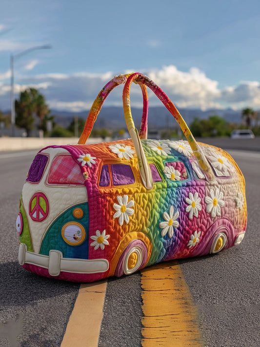 Hippie Print Large Capacity Tote Bag