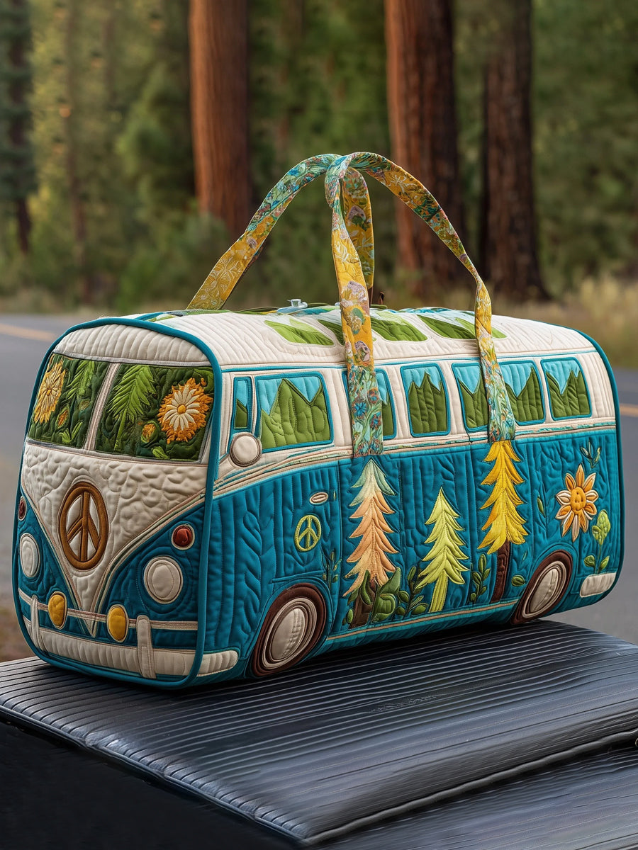 Hippie Print Large Capacity Tote Bag