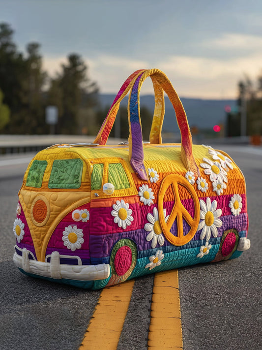 Hippie Print Large Capacity Tote Bag