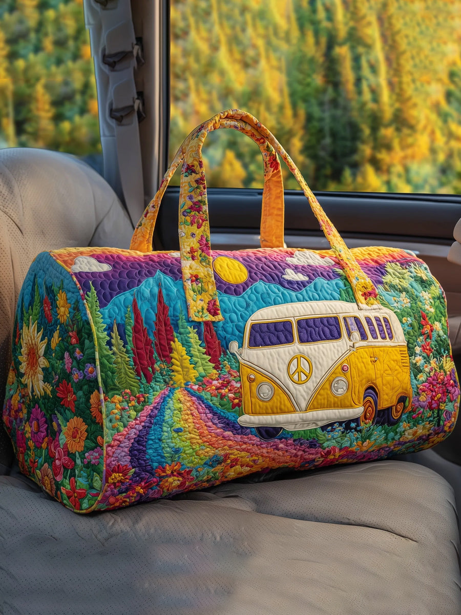 Hippie Print Large Capacity Tote Bag