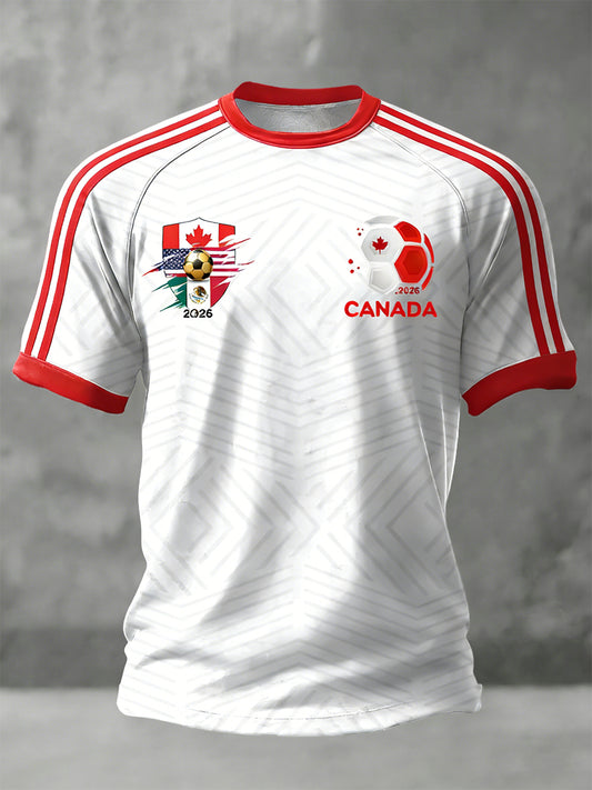 Retro Canada 2026 Soccer Patchwork Jersey
