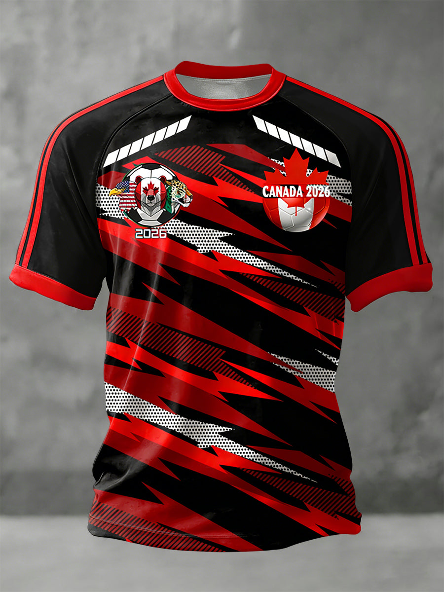 Retro Canada 2026 Soccer Championship Camouflage Jersey