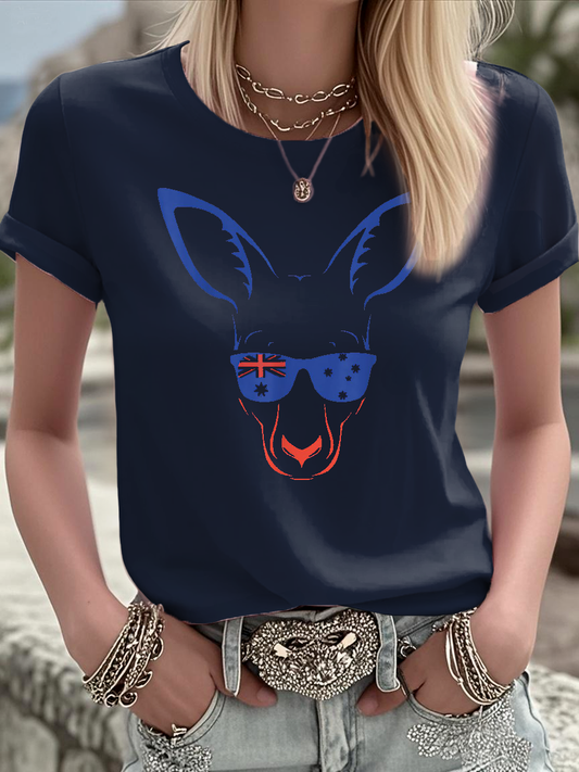 Women's Australian short-sleeved T-shirt