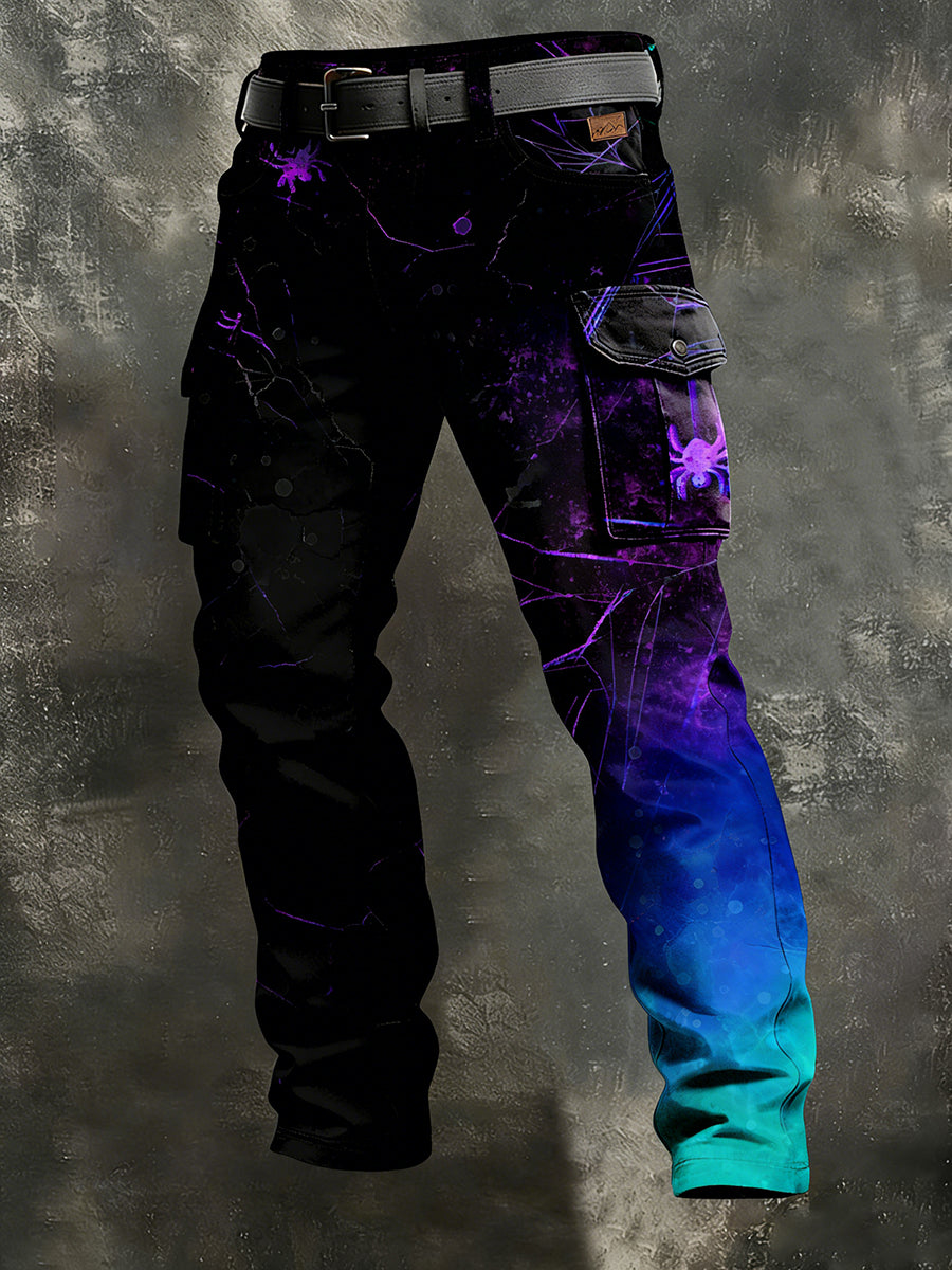 Men's Retro Business Style Casual Work Trousers