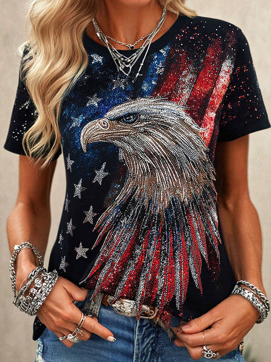 Women's American souvenir T-shirt