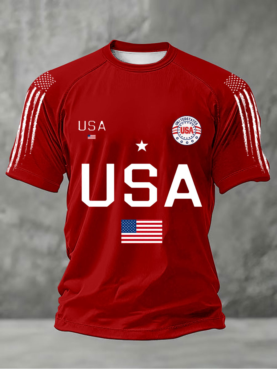 Men's USA Flag T-Shirts