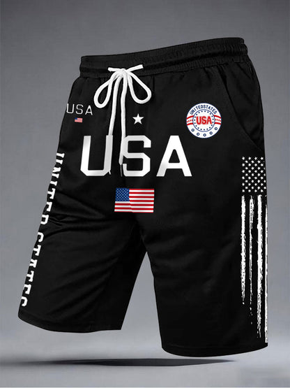 Men's USA Flag Shorts