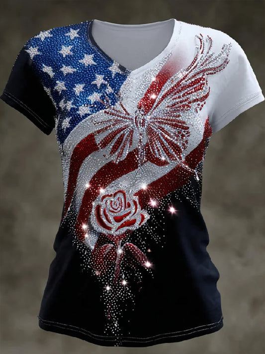 Women's American souvenir T-shirt