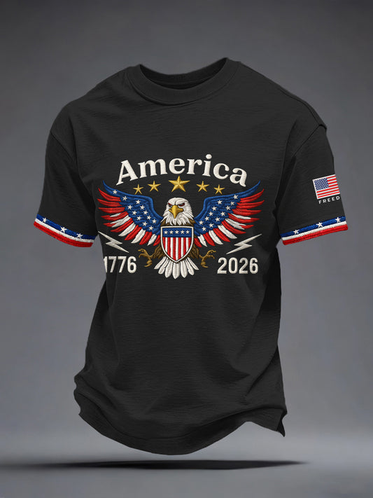 Men's America 1776-2026 Print T-Shirt
