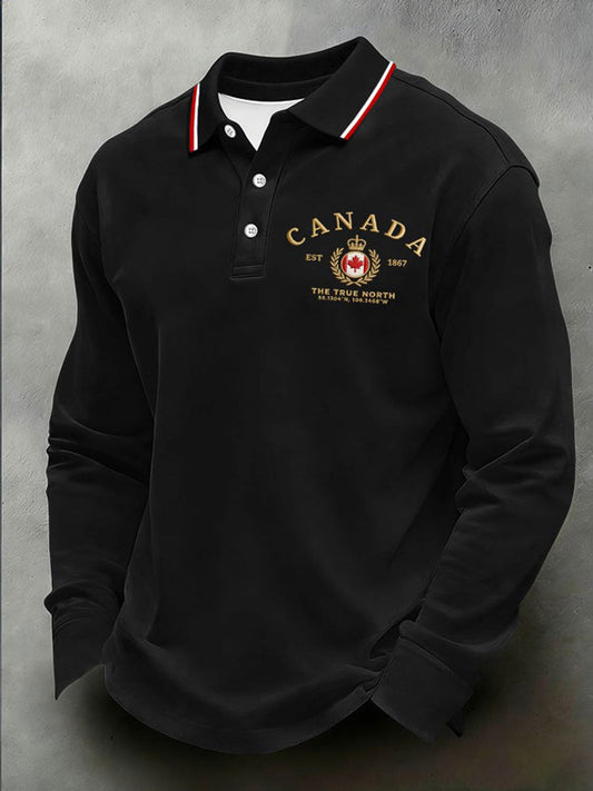 Men's CANADA Printed Casual Top