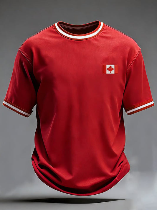 Men's CANADA Printed Casual T-Shirt