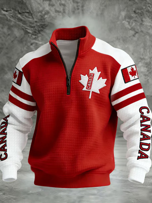 Men's CANADA Printed Casual Sweatshirt