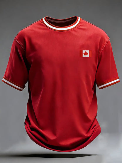 Men's CANADA Printed Casual T-Shirt