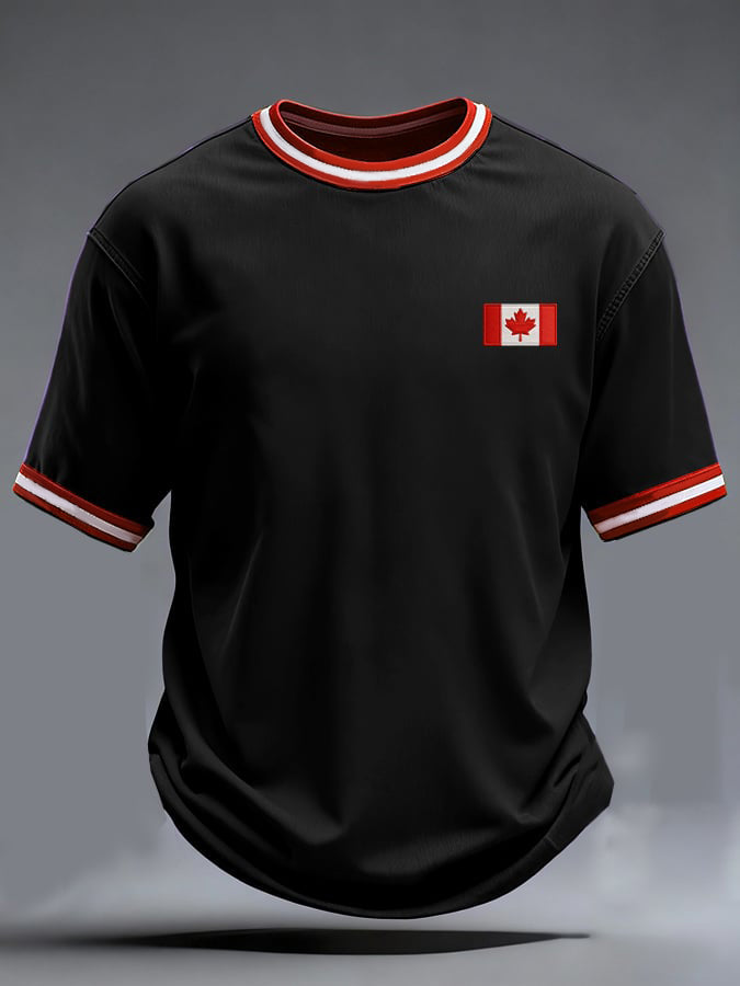 Men's CANADA Printed Casual T-Shirt