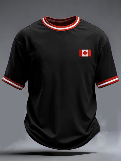 Men's CANADA Printed Casual T-Shirt