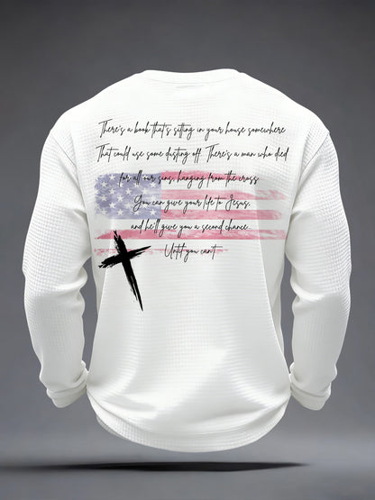 Men's 'Til You Can't Print Waffle Long-Sleeve T-Shirt