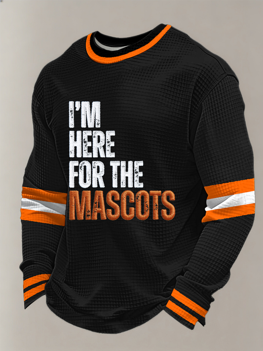 Men's March Basketball Waffle Long Sleeve Top