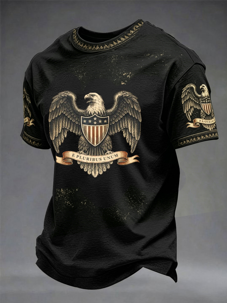 Men's E pluribus unum Printed short sleeves t-shirt