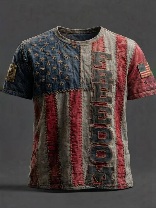 Men's America Printed T-shirt