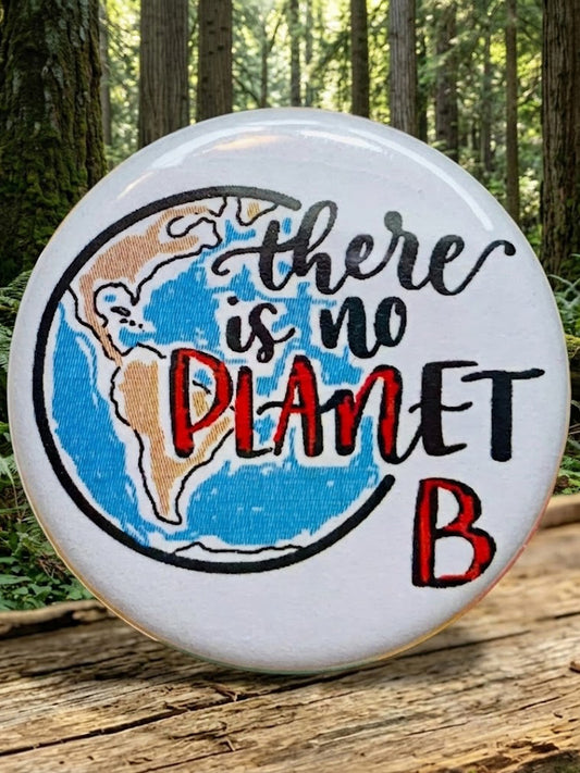 There Is No Planet B Brooch