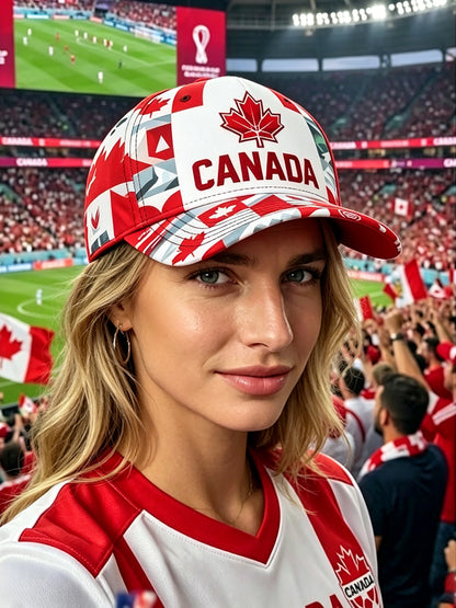 Unisex Canada soccer Print Hat