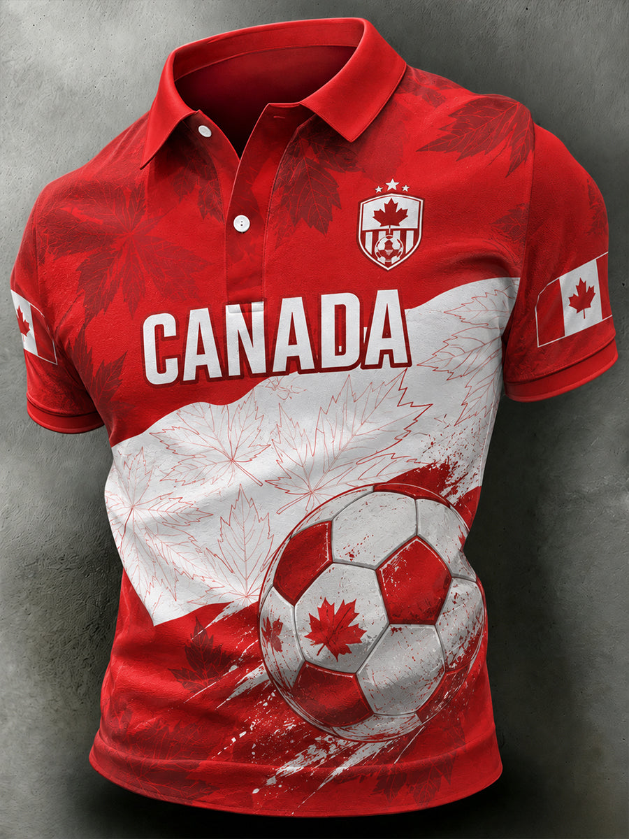 Men's Canada Football Short Sleeves T-Shirt
