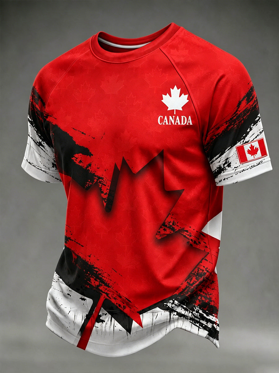 Men's Canada Day Short Sleeves T-Shirt