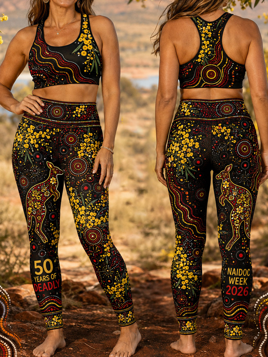 Women's Australian Aboriginal Culture Art Printed Sets