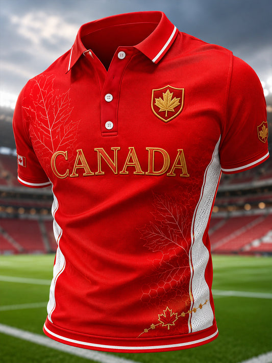 Men's Canada Football Short Sleeves T-Shirt