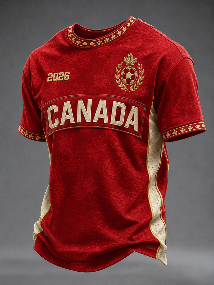 Men's Gift For Football Fans Print Casual Tee