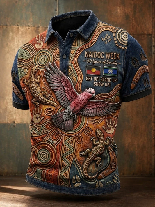 Men's Australia Naidoc Week Short Sleeve Shirt