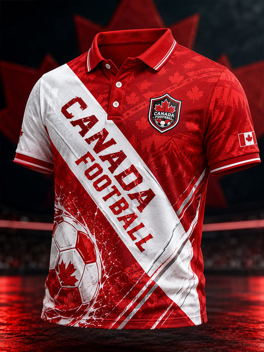 Men's Canada Football Short Sleeves T-Shirt