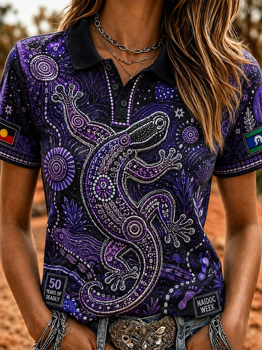 Women's Australia Naidoc Week Polo T-Shirt